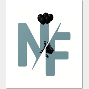 nf ballon black Posters and Art